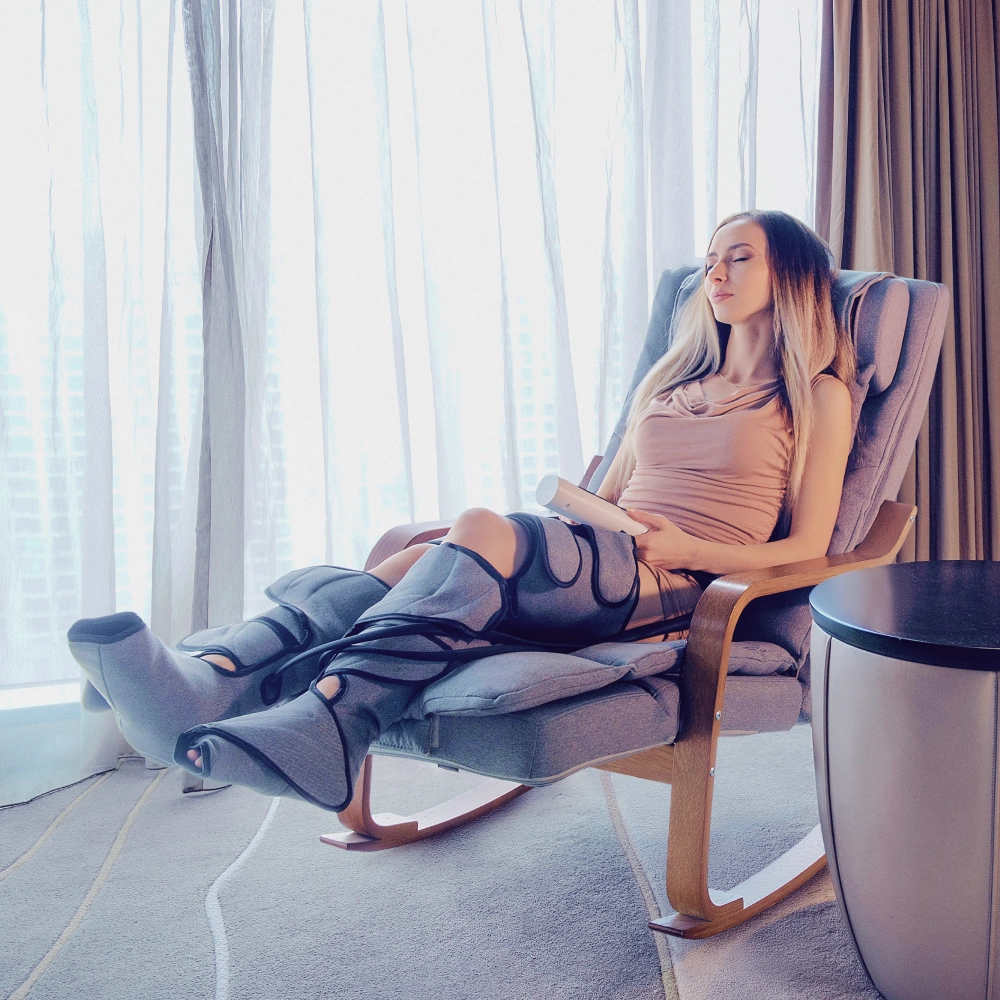 лимфодренажный массажер для ног сапожки Yamaguchi Air Boots Max