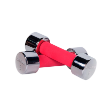 Стальная неразборная гантель Yamaguchi Chrome Dumbbell 2 кг