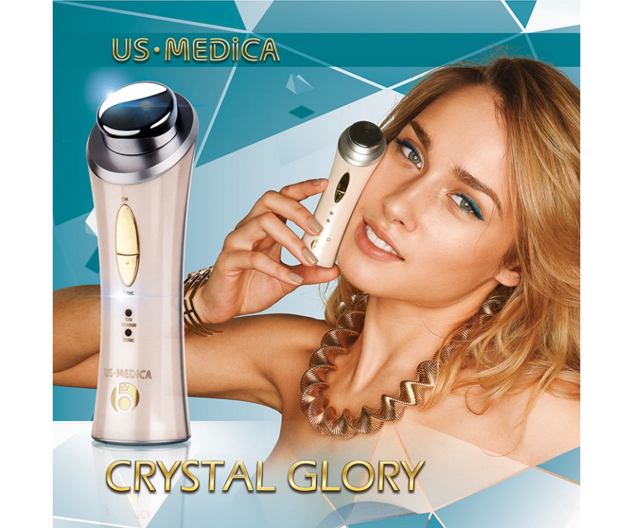 Массажер ультразвуковой для кожи вокруг глаз US MEDICA Crystal Glory - описание, цена. фото, отзывы.