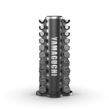 Набор стальных гантелей на стойке от 1 до 10 кг Yamaguchi Dumbbells Rack