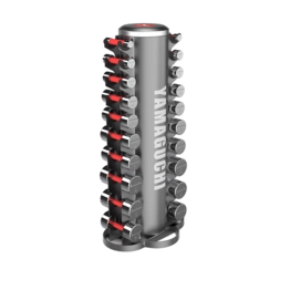 Набор стальных гантелей на стойке от 1 до 10 кг Yamaguchi Dumbbells Rack