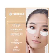 Патчи для глаз с гиалуроновой кислотой и муцином улитки YAMAGUCHI Hyaluron & Gold Snail Moisture Eye Patch (30 шт)
