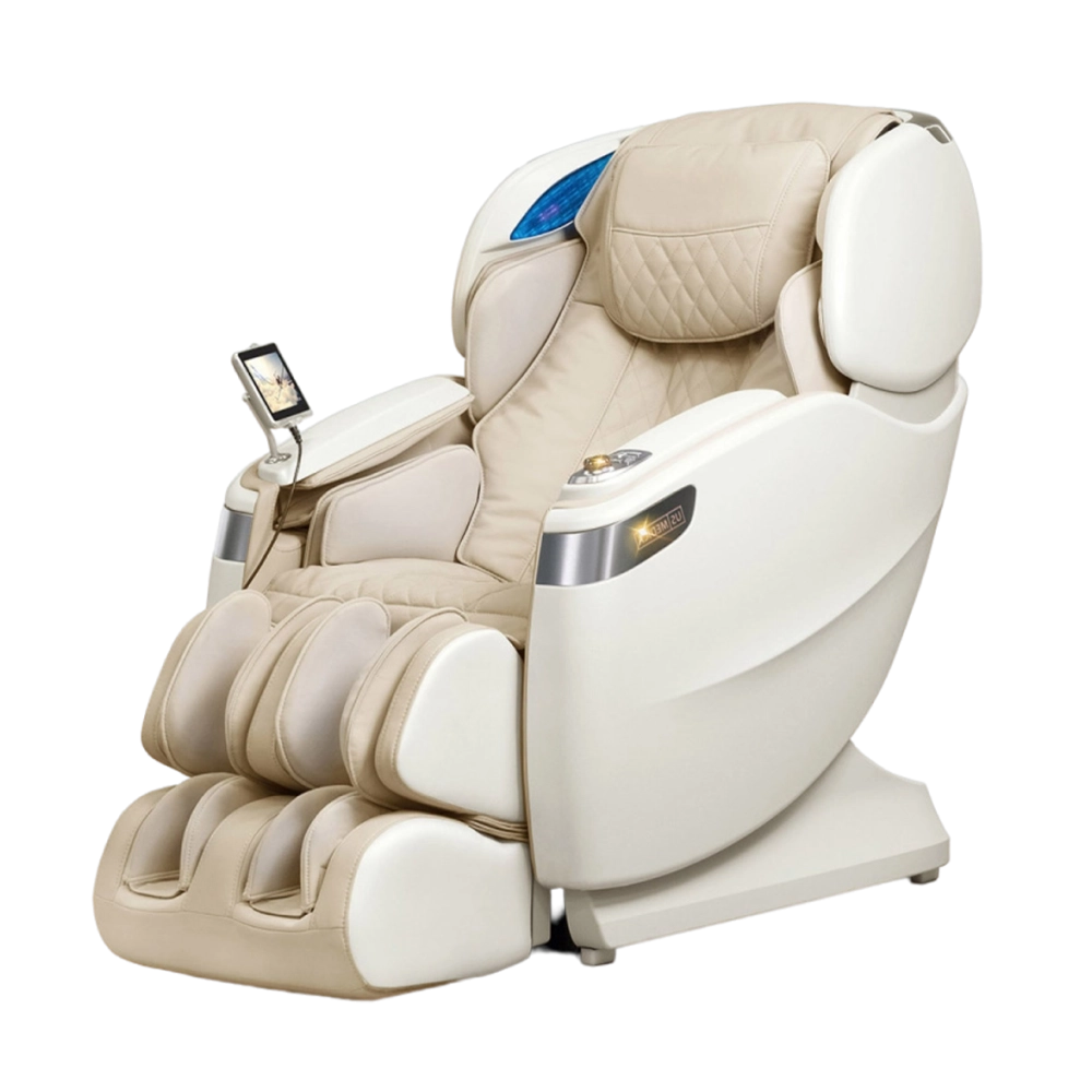 Массажное кресло для дома US Medica Jet (бело-бежевое)