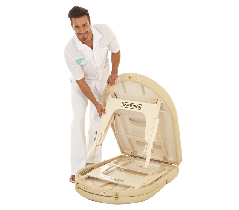 Складной массажный стол US MEDICA Malibu - описание, цена, фото, отзывы.