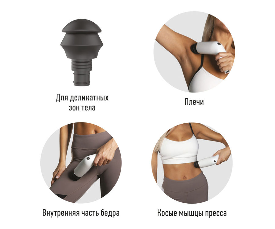 перкуссионный массажёр для тела Yamaguchi Massage Gun PRO