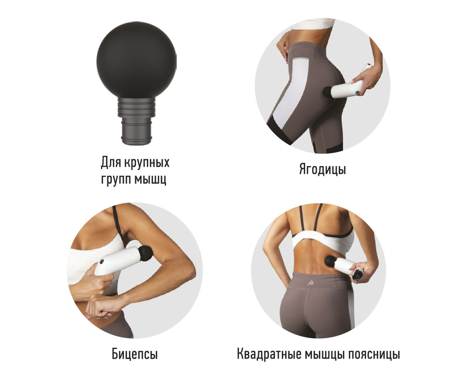 перкуссионный массажёр для тела Yamaguchi Massage Gun PRO