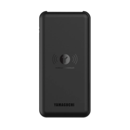 Внешний аккумулятор Yamaguchi Power Bank c функцией беспроводной зарядки. Емкость 10 000 мАч,  выход USB‑A для зарядки устройств, Вход﻿/﻿Выход Type‑C для зарядки аккумулятора и устройств