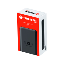 Внешний аккумулятор Yamaguchi Power Bank c функцией беспроводной зарядки. Емкость 10 000 мАч,  выход USB‑A для зарядки устройств, Вход﻿/﻿Выход Type‑C для зарядки аккумулятора и устройств