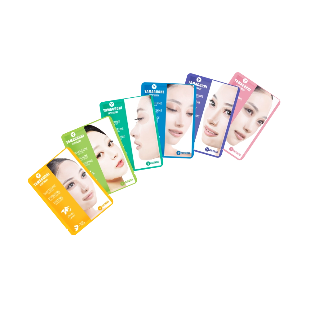 Маска для лица с экстрактом лимона Yamaguchi Lemon Mask